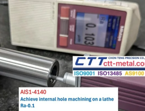 Achieve an internal hole surface roughness of Ra 0.1 µm