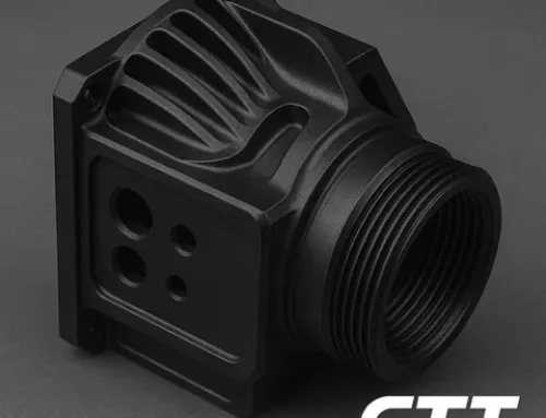 Electronic-Precision Black Anodized CNC Camera Enclosure